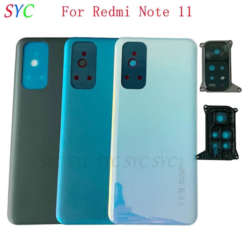 Rear Door Battery Cover Housing Case For Redmi Note 11 Back Cover Repair Parts