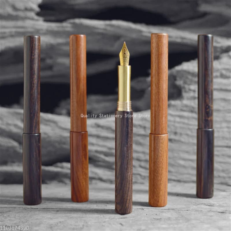 Beast Handmade Fountain Pen Limited Edition Wood Polished F 0.5mm Nib Ink Pen Business School Office Writing Gift Collection