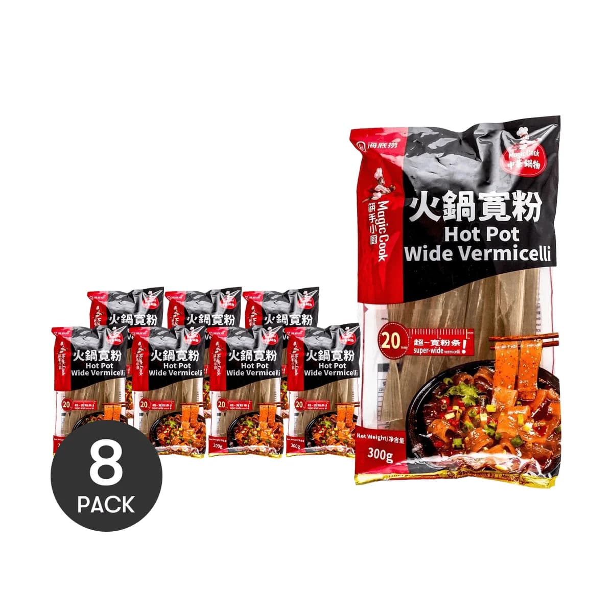 [8Packs]Potato Vermicelli,10.58 oz, 300.00g