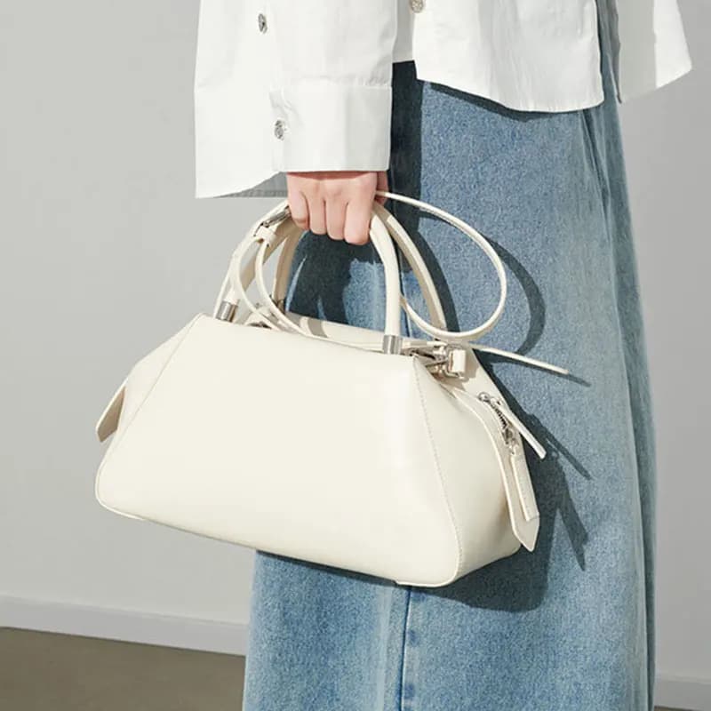 Luxury Designer Handbag Modern Retro Ladder Bag Bowling Shoulder Crossbody Bag Crossbody Bag Women's Fashion Casual Underarm Bag