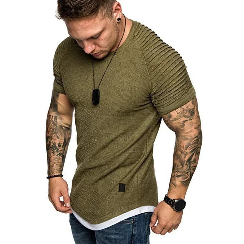 MRMT 2025 Brand New Men's T Shirt Leisure Pure Color Casual Men T-shirt for Male Tshrit Short Sleeve Tops Tees Man T-shirt