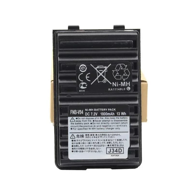 7.2V 1800mAh FNB-V94 Walkie Talkie Battery fit FNB-V57 FNB-64 FNB-83 for YAESU FT-60 60E 60R VXA-300 VX-110 120 VX-150 160 Radio