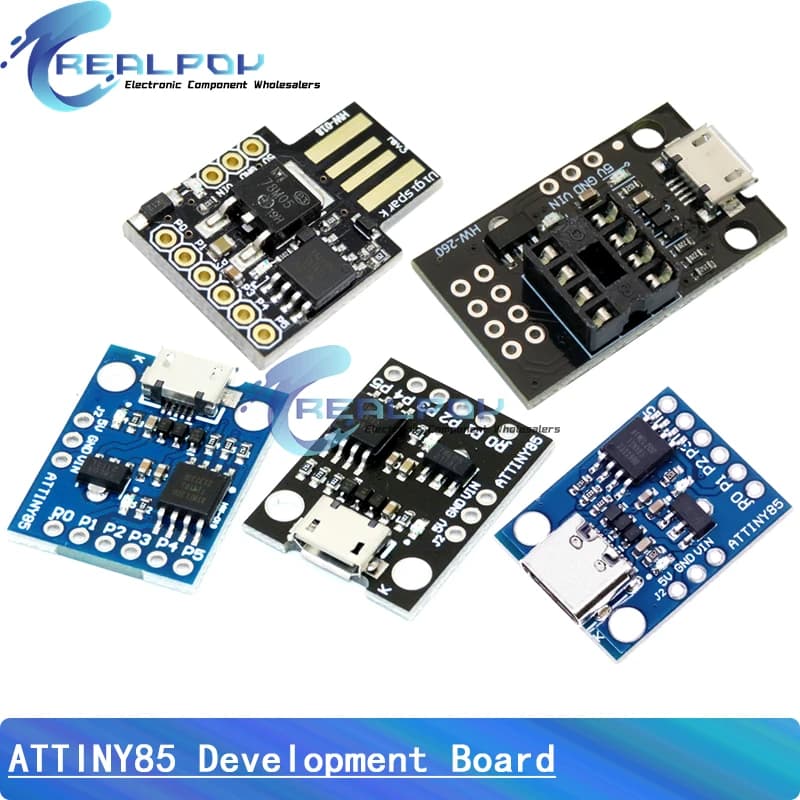 Digispark kickstarter development board ATTINY85 module for Arduino USB Micro / Type-C USB