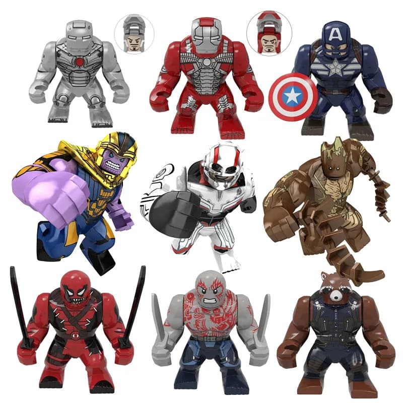 Marvel Mini Blocks Adult Boy Superhero Action Figure Annihilator Spider Man Venom Block Toy Handmade Children's Gift