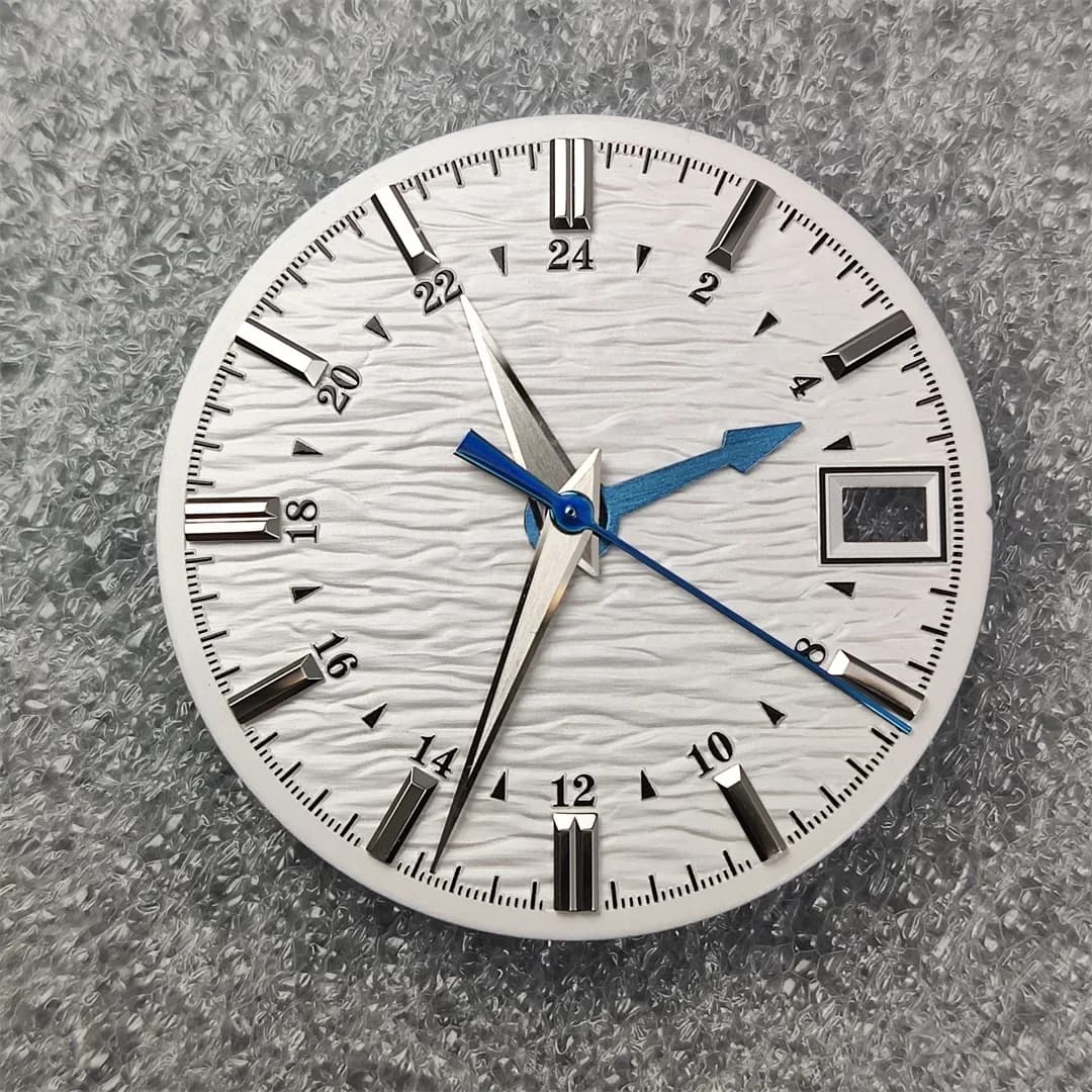 NH34 Dial High-quality NH34 Hands Ripple Surface Watch Dial for Seiko 28.5mm Diving Watch Modification Accessories