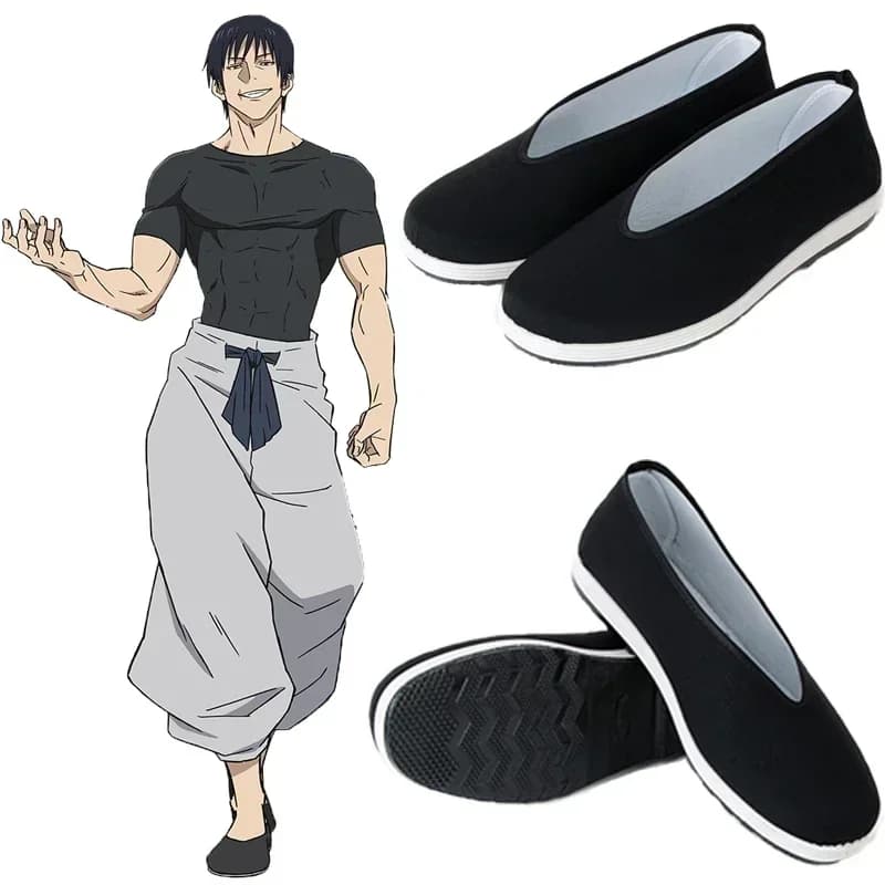Game Jujutsu Kaisen Toji Fushiguro Cosplay Shoes For Men Women kung fu shoes Halloween Carnival Role play Shoes Accessories