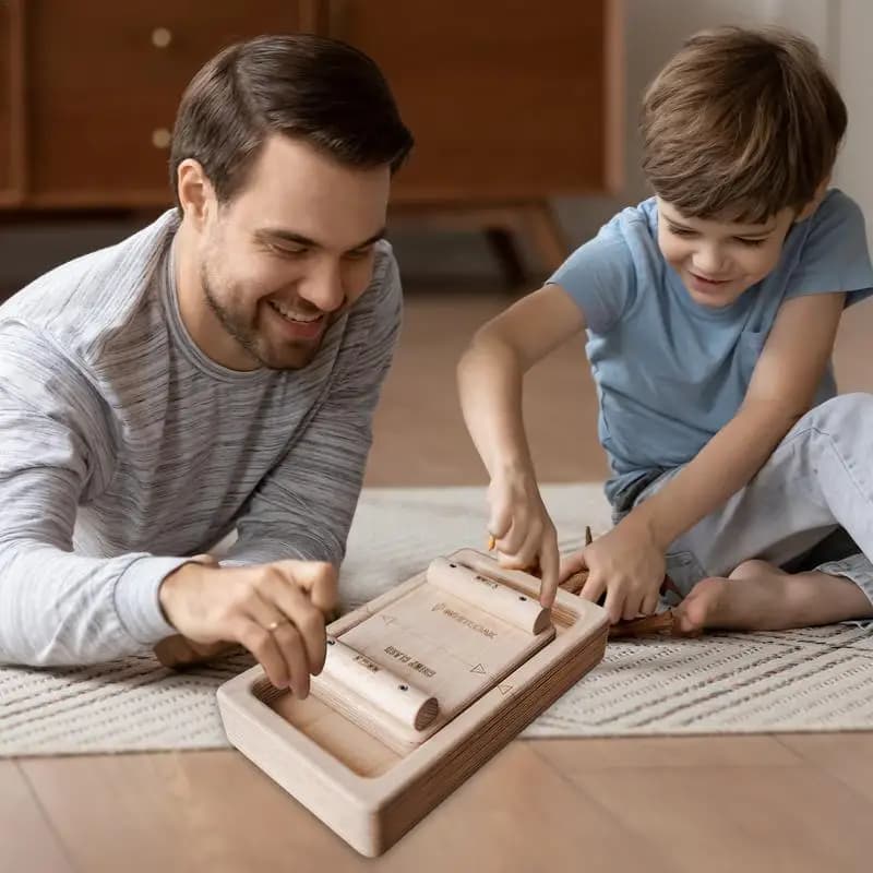 Climbers Finger Armwrestling Finger Wrist Trainer Interactive Toy Wooden Board Fun Climbers Strength Training Equipment Toy For