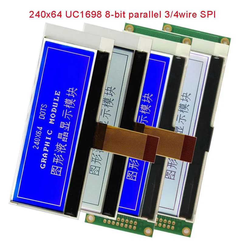 24064 COG SPI Small Mini Size Lcd Display Module UC1698 LG240644 LG240645 3.3V or 5v
