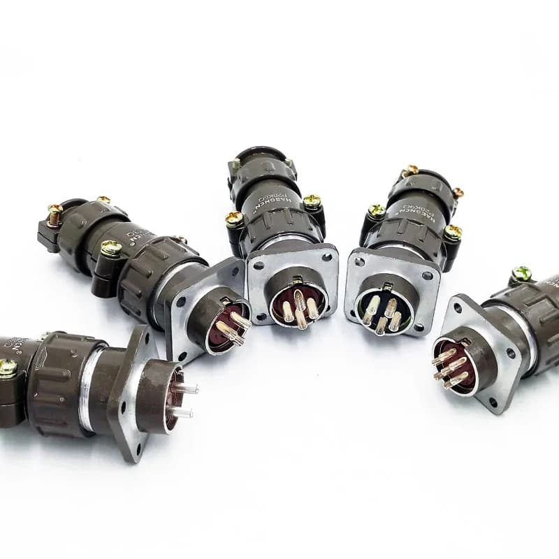 P20 series Connector 2.3.4.5.7 core 20mm plug and socket P20K2Q P20J2Q female male