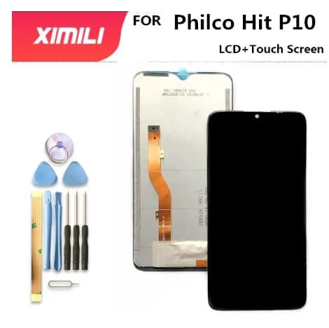 100% Tested LCD Display For Philco Hit P10  P10a LCD Display Touch Screen Digitizer Assembly Panel Front Glass Sesnor Assembly