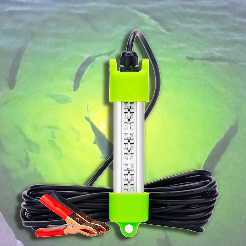 45W DC 12V High Power Super Bright LED Fish Attractants Submersible Underwater Dock Night Fishing Light Lures Fish Lamp