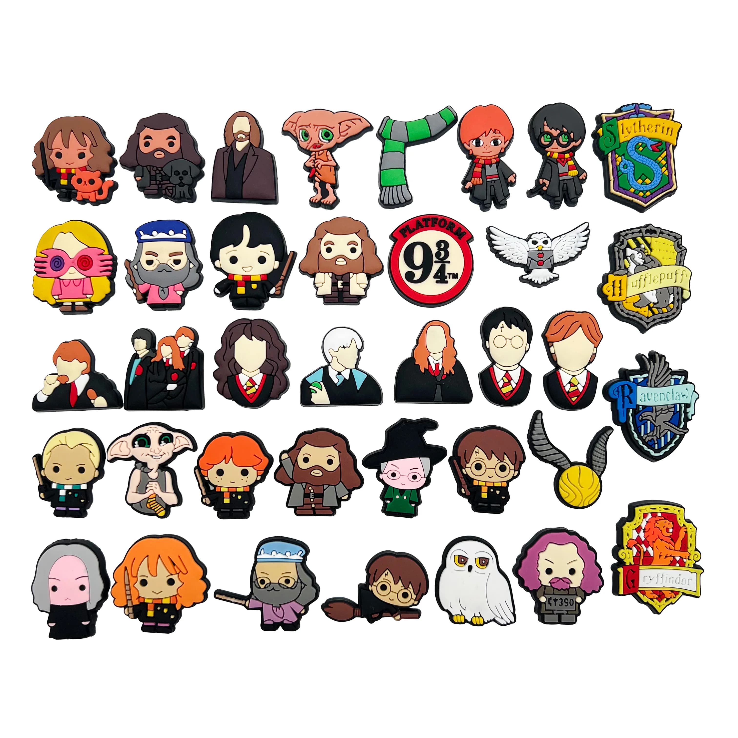 37PCs MINOSO Shoe Charms for Clogs Sandals decorations Shoe Accessories Charms for Friends Gift