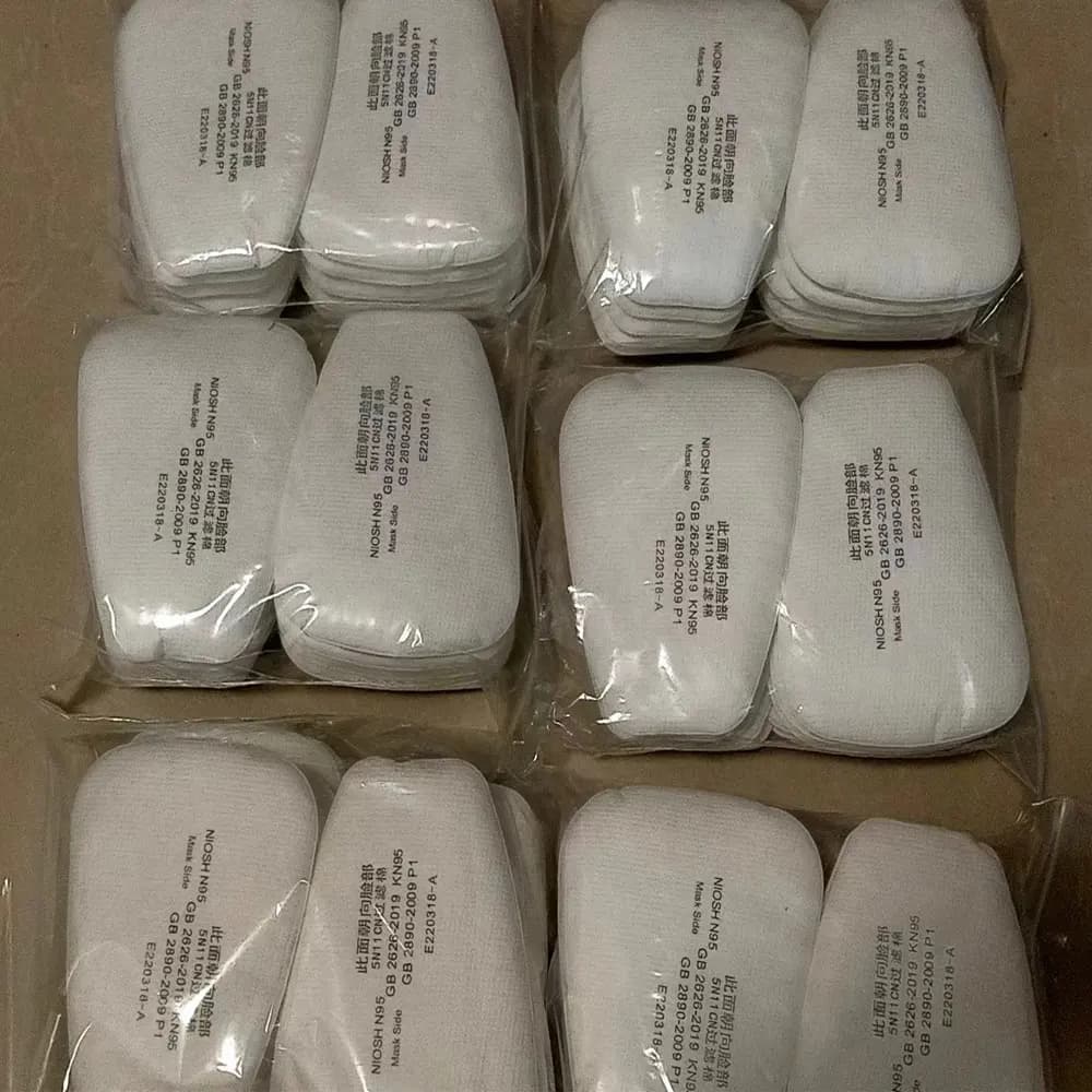 5N11 Dust Cotton Filter Paper 501 Holder For 3M 6001/6200/7502/6800 Chemical Spraying Painting Respirator Gas Mask Accessories