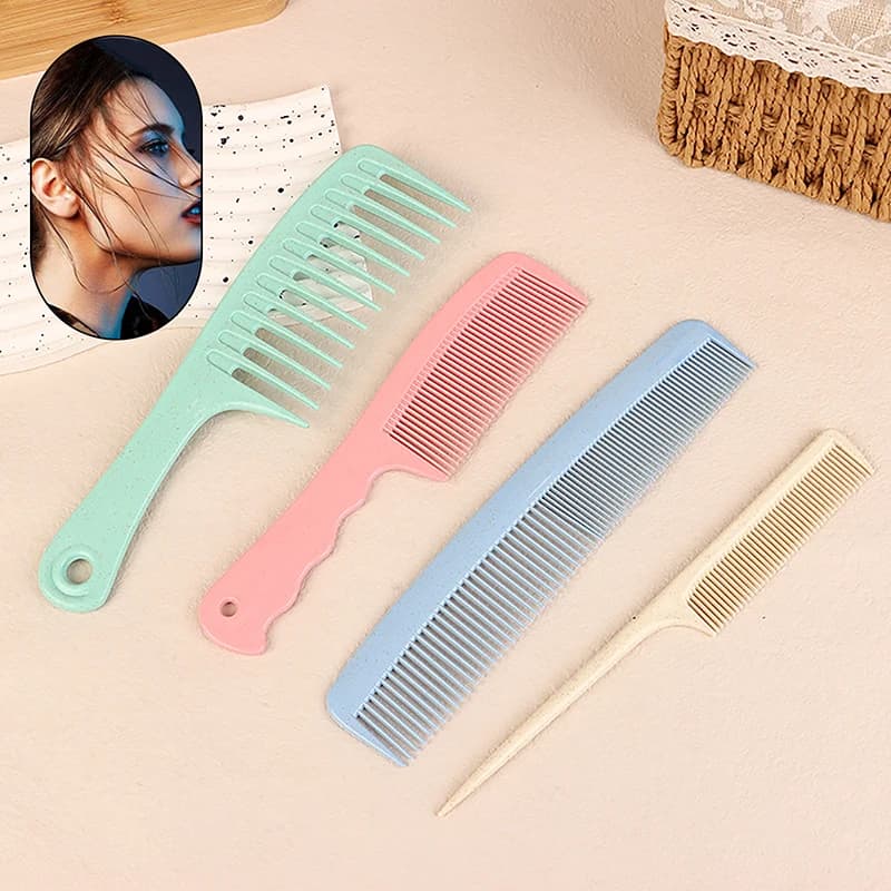 Professional Pointed Tail Wide Teeth Hair Styling Comb Anti-static Hair Dye Brush Rat Tail Combs Salon Tools Barber Accessories