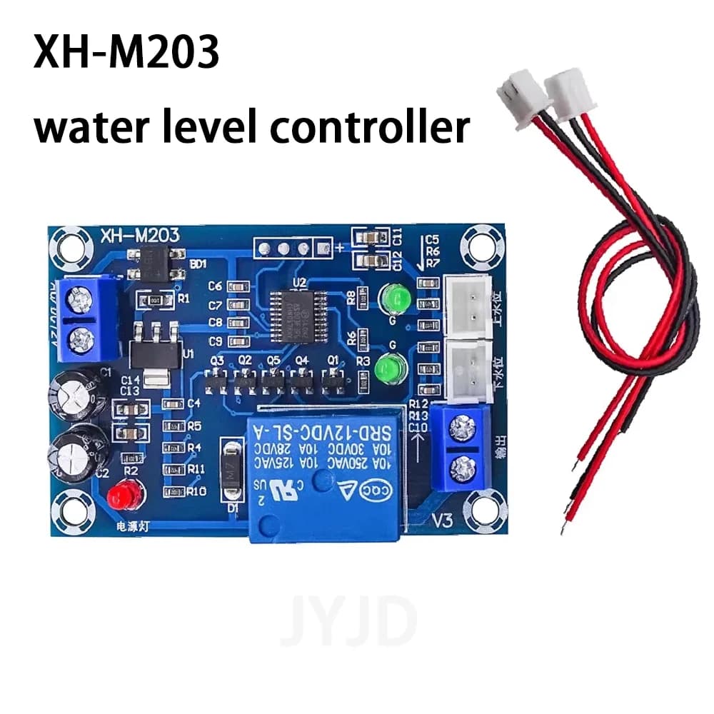 XH-M203 Water level Controller Automatic Water level Controller Water level Switch level Water Pump Controller 12V Relay Output