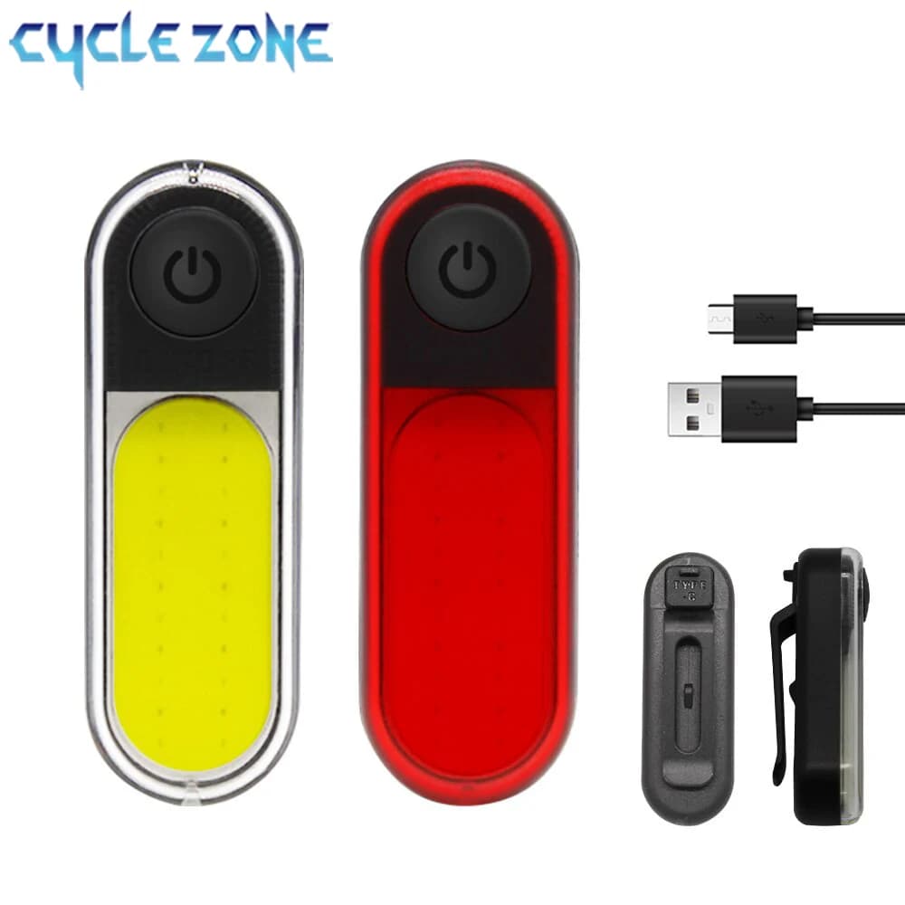 5 Modes Light Bicycle Rear Light Waterproof Bike Light COB USB Rechargeable Mtb Bike Taillights For Cycling Safety