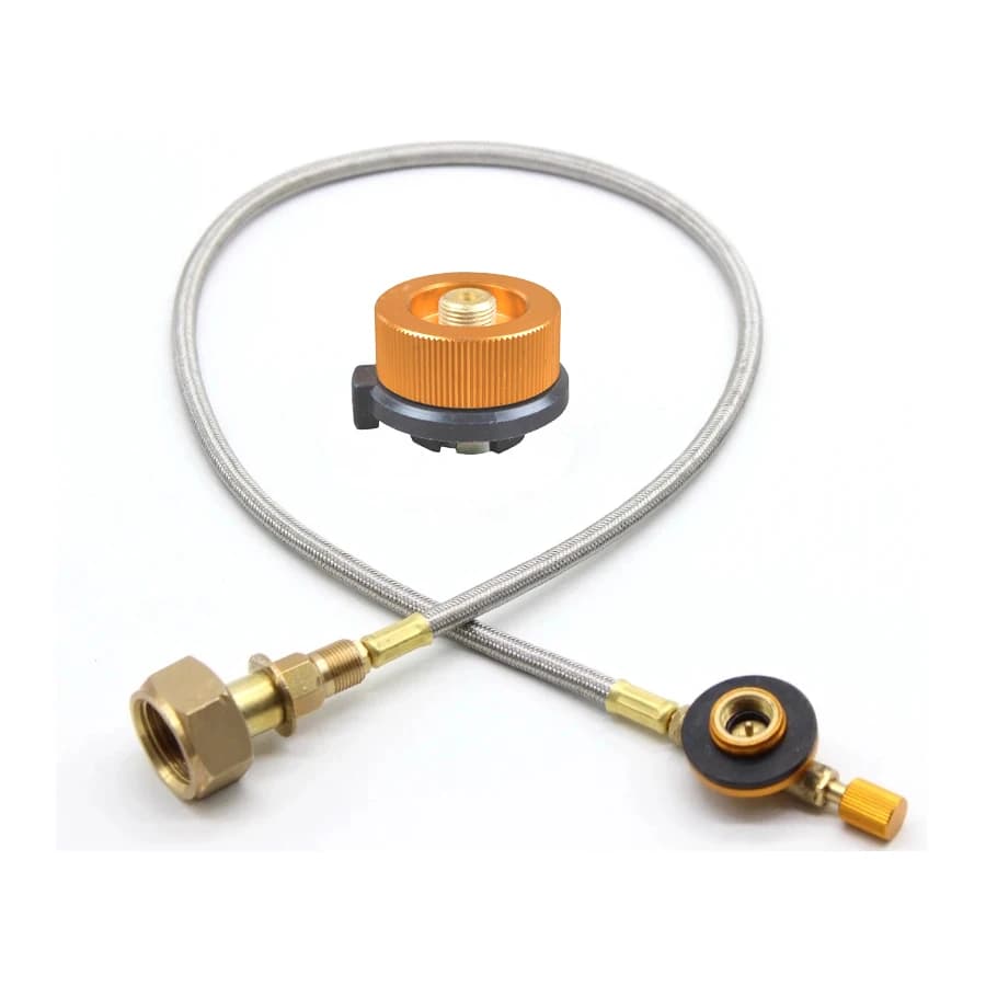 Outdoor Camping Gas Stove Gas Tank Inflation Joint Camping Gas Tank Interconnection Pipe Refill Adapter