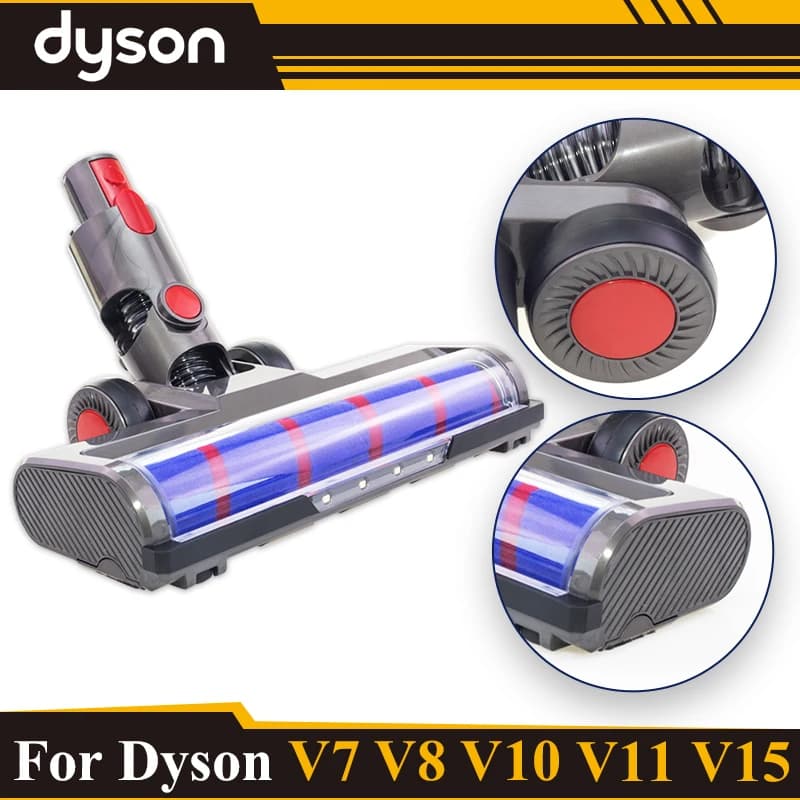 Brush For Dyson V7 V8 V10 V11 V15 Vacuum Cleaners Parts Cordless Stick Roller Brush Head Cleaner Head Brush Part Replacement
