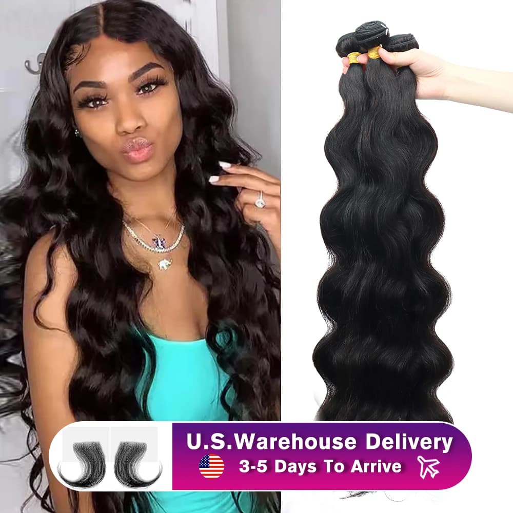 30 40 Inch Body Wave Bundles Human Hair 4 5 Bundles Brazilian Remy 100% Unprocessed Raw Virgin Double Bundles Weave Extensions