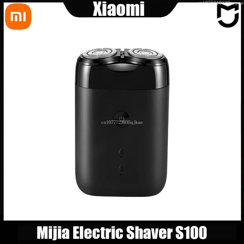 XIAOMI MIJIA S100 Electric Shaver Twin Blade Portable Dry Wet Razor Beard Trimmer Cutter USB Rechargeable For Men Razors Machine