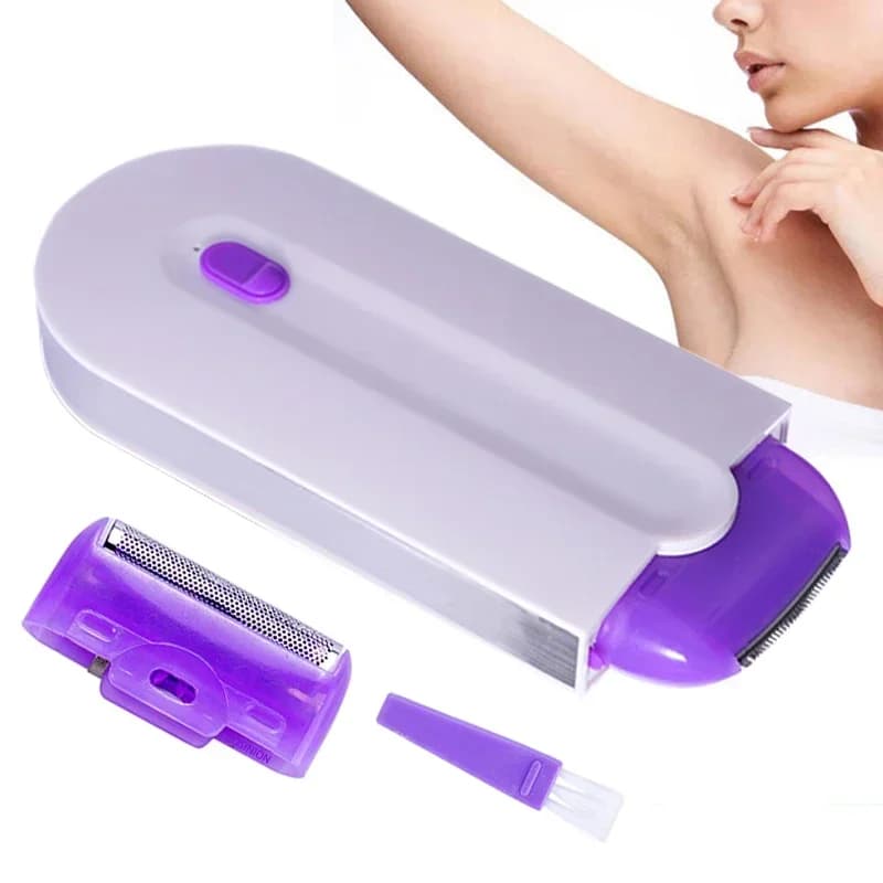 Professional Painless Hair Trimmer Skin Touch Electric Shaver USB Rechargeable Women Body Face Leg Bikini Hand Lady Hair Clipper