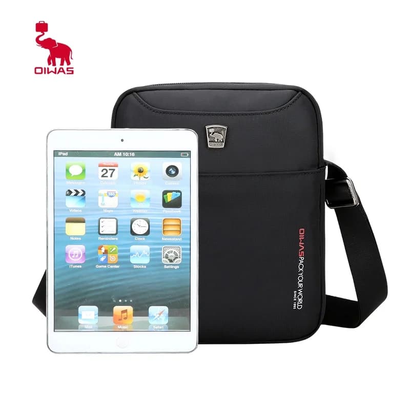 OIWAS Crossbody Bag Men's Pouch Small Man Bags Mini Single Shoulder Phone Messenger Bag Cross Body Wallet for Travel Work School