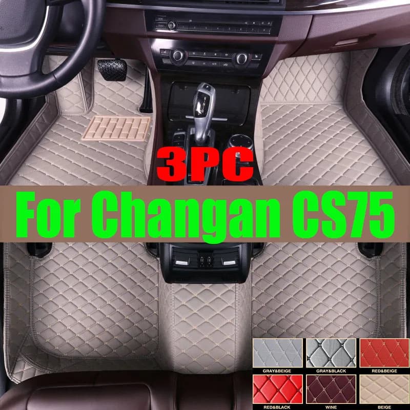 TPE Custom Car Floor Mats For Changan CS75 Plus 2021 2022 Waterproof Carpet Auto Interior Accessories