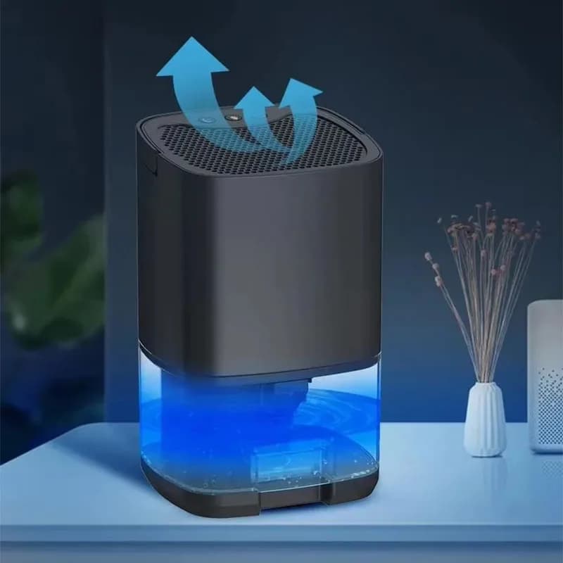 Eu/American plug portable silent air dehumidifier moisture absorption air dryer home bedroom office kitchen deodorizing dryer