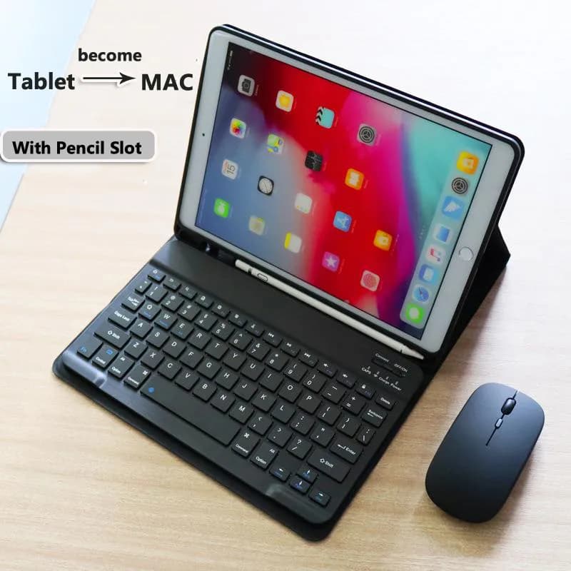Keyboard Case for Samsung Galaxy Tab A9 2023 8.7 Inch for Galaxy Tab A7 Lite 8.7 Bluetooth Keyboard Mouse with Pencil Holder