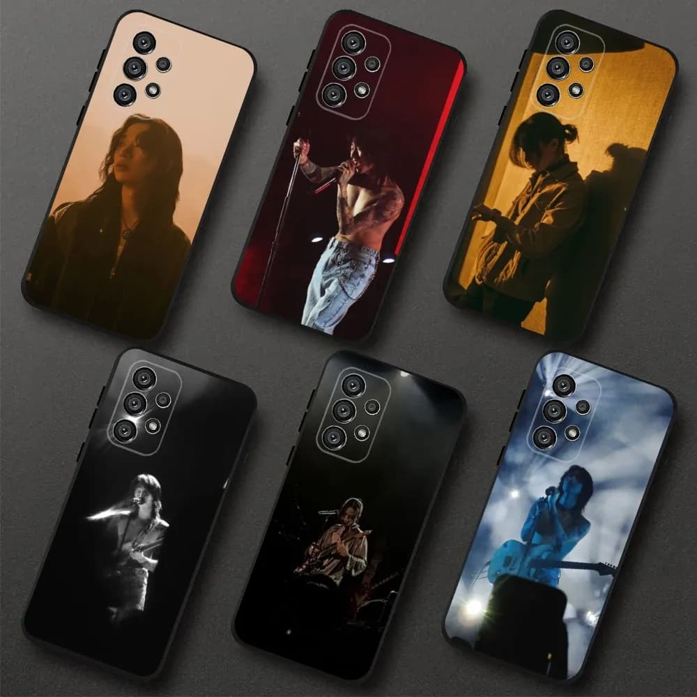 keshi Phone Case For Samsung Galaxy A20,A21s,A22,A31,A32,A52,A53,A72,73,A80,A91 Soft Black Cover