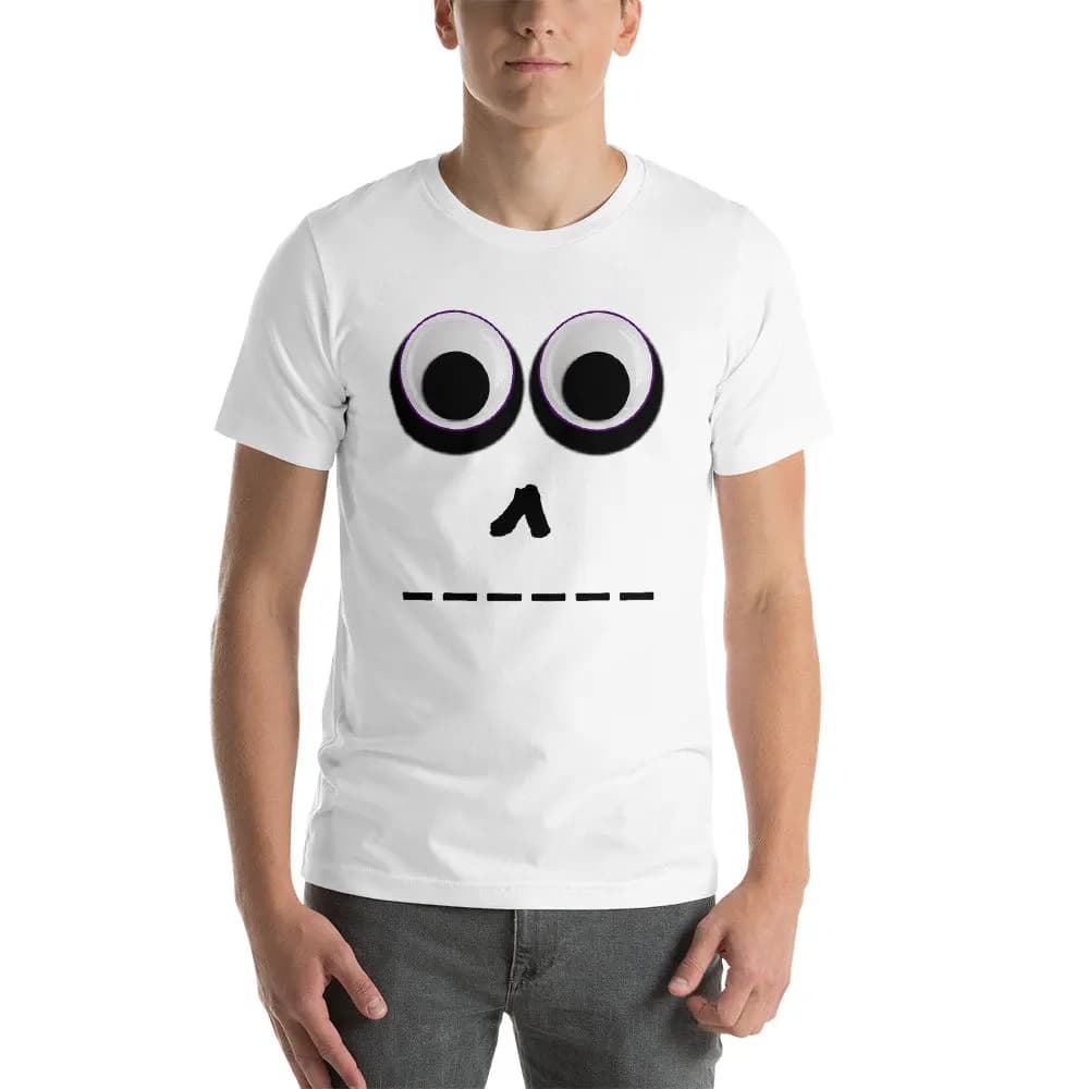 Googly Eyed Skeleton T Shirt Halloween  Men or Women