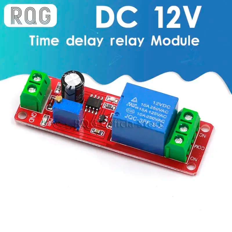 NE555 DK555 Timer Switch Adjustable Disconnect Module Time delay relay Module DC 12V Delay relay shield 0~10S
