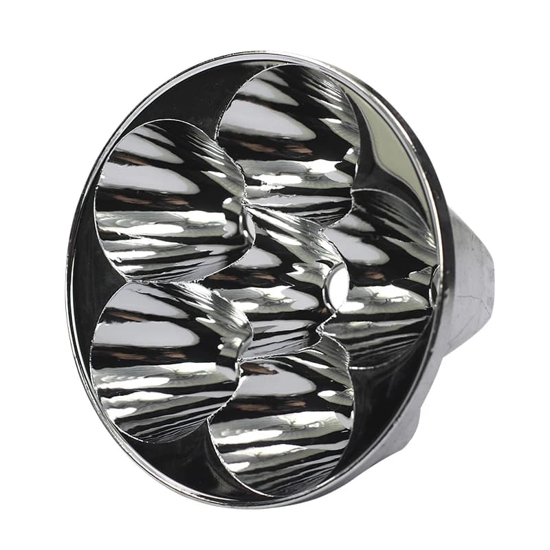 70mm (D) x 30mm (H) SMO Aluminum Reflector for 6 x 5050 LED