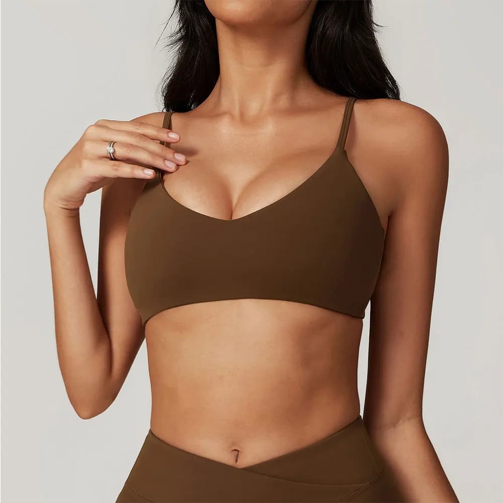 Sports Bra Fitness Women Workout Running Tank Top Female Backless Shockproof Breathable Gym Sports Underwear Yoga Bra Women