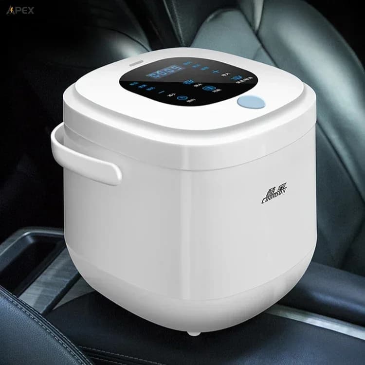 Car rice cooker. Car. Self-driving tour. Large truck. Electric rice cooker. Heating water. Car home dual use.