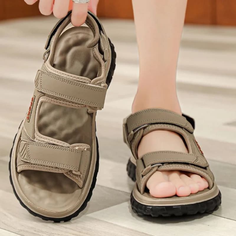 Shoes for Men With Platform Beach Casual Height Man Sandals Luxury H Stylish Original 2024 Non-slip Summer Daily Use Wholesale V