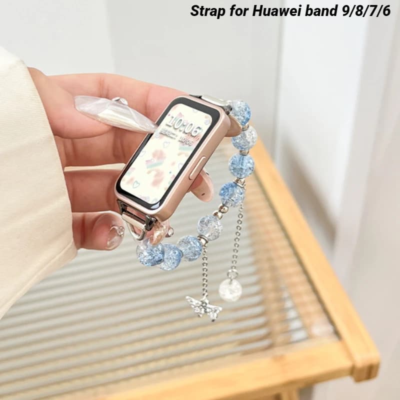 Metal Strap For Huawei band 9/8 Correa Bracelet Sport Watchband For HUAWEI band 7/6 pro Woman Man Strap Smartwatch wristband