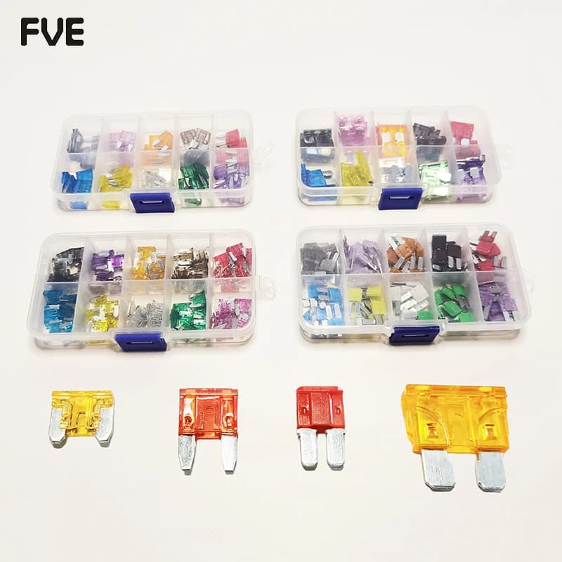 Mini small medium standard Micro2 Blade Fuse Automotive Fuses car fuse Kit APS ATR 2A to 35A+BoX