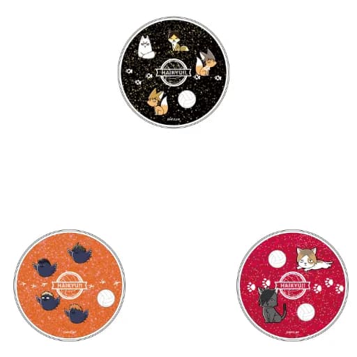 Anime Haikyuu! Nekoma High School Karasuno Cosplay Acrylic Cup Coaster Mat Desktop Display Halloween Mascot Ornament Accessories