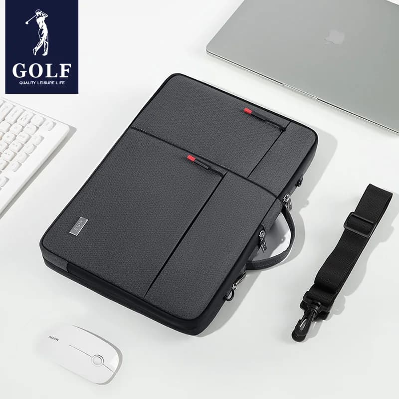 GOLF laptop bag men's business shoulder backpack multifunctional shockproof fashion protective sleeve 15 inch handbag