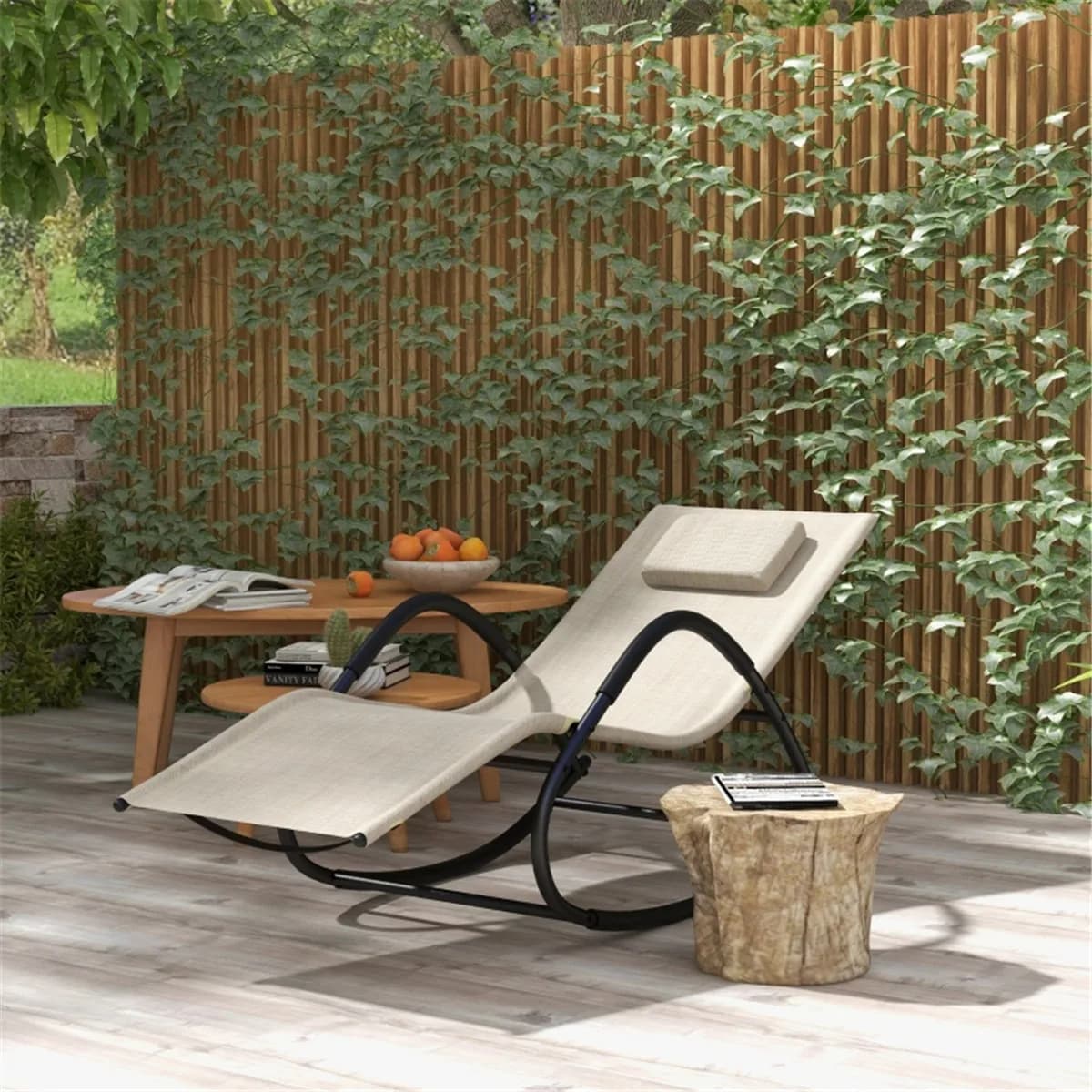 Folding Lounge Chairs /  Rocking Chair