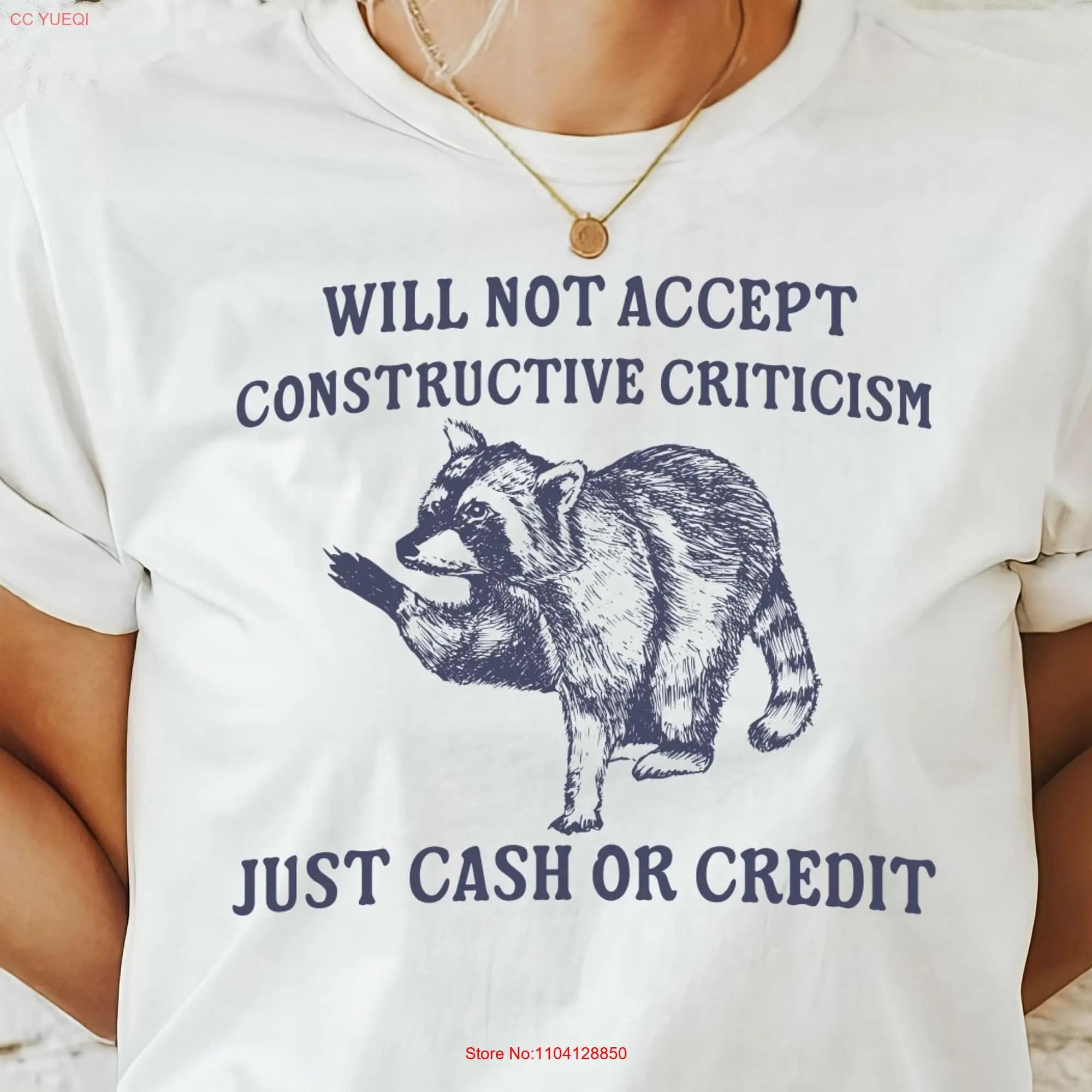 Funny Raccoon T Shirt Retro 90s Vintage Silly Trash Panda Weirdcore Meme Oversized long or short sleeves