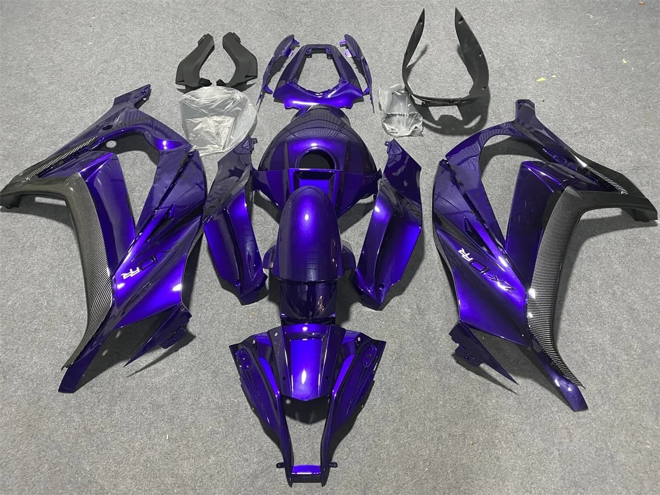 Motorcycle fairing fits ZX-10R 11 12 13 14 15 years -10R 2011 2012 2013 2014 2015 Fairing purple black motorcycle housing
