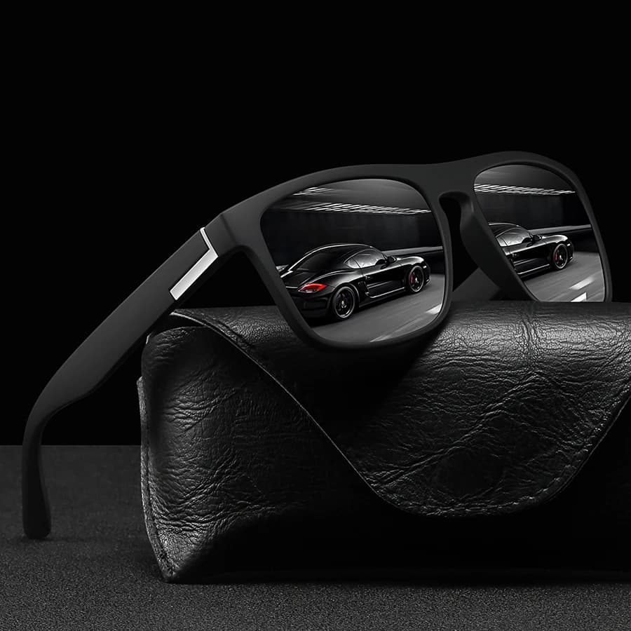 Fashion Vintage Square Sunglasses Men Women Fishing Driving Man Luxury Brand Designer Sun Glasses Anti-Glare Retro Eyewear UV400