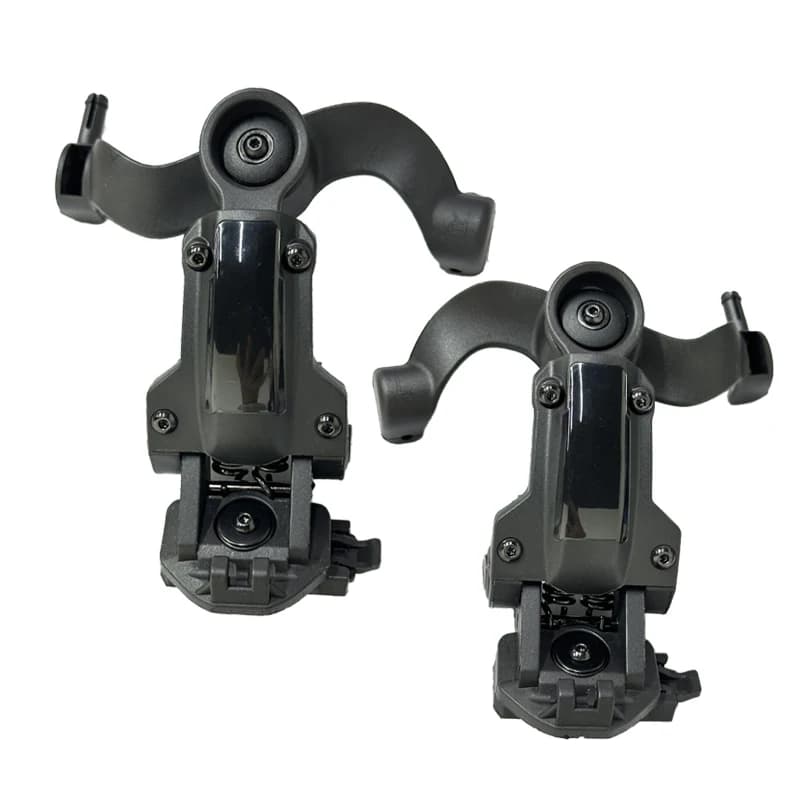360 Degree Rotating Tactical Headphone Rail Mount for Earmor Headset on Team Wendy M-Lok, Ops-Core Rapid ACH Helmet Rail