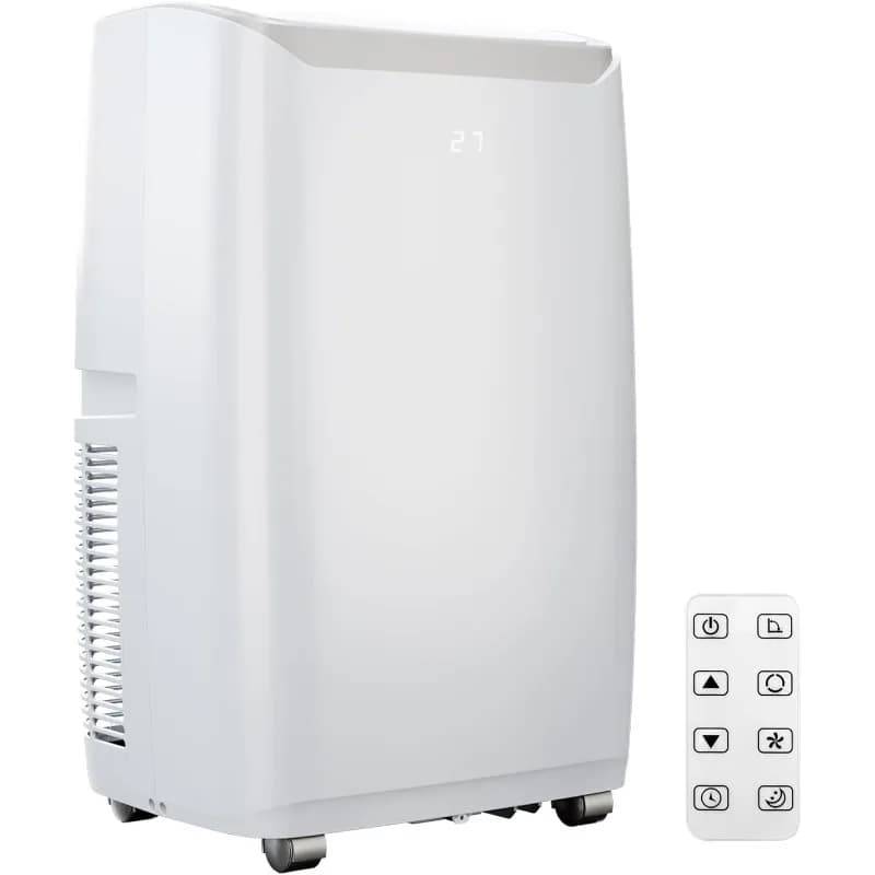 Jojoka Portable Air Conditioners, 14000BTU Air Cooler with Drying, Fan, Sleep Mode,24H Timer Function, Remote Control