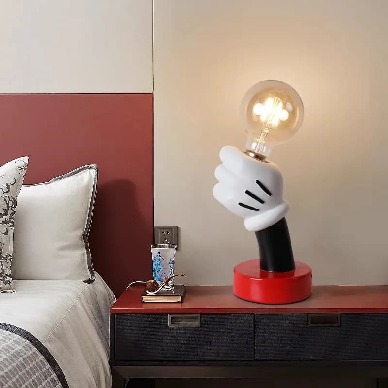 Children's Room Table Lamps Bedroom Bedside Lamp Handheld Cartoon Creative Baby Room Boy Girl Bedroom Bedside Decor Table Light