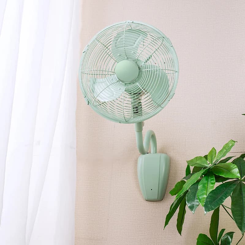 Dc Frequency Conversion Wall Fan Wall Mounted Electric Fan Home Remote Control Old Retro Fans Shaking Head Fresh Fan 16 Inch