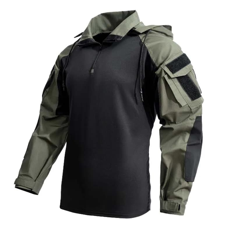 Men Cotton Military Shirts Tactical Airsoft Paintball Multicam Tactic Army Combat Shirt CP Camouflage Workwear Men Clothing