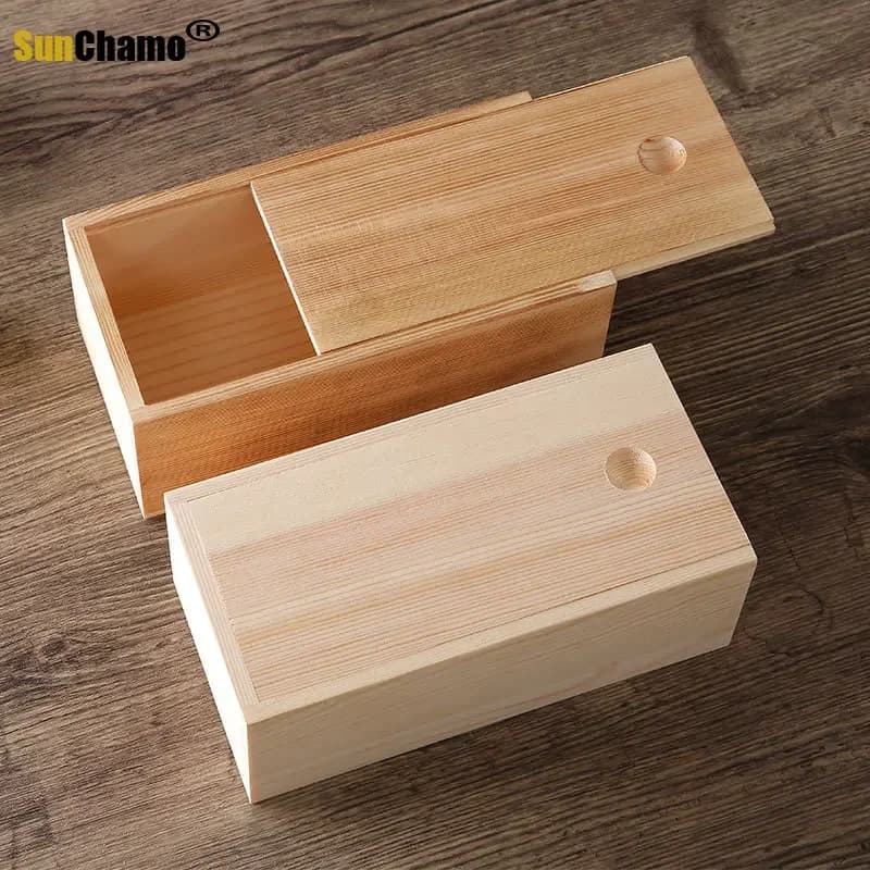 Rectangular Pull Solid Wood Desktop Storage Box, Small Tea Gift Packaging, Makeup Organizer, Drawer Organizer, Custom Made